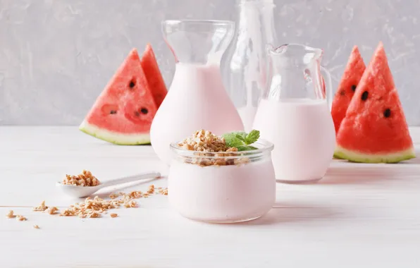 Picture watermelon, fruit, smoothies