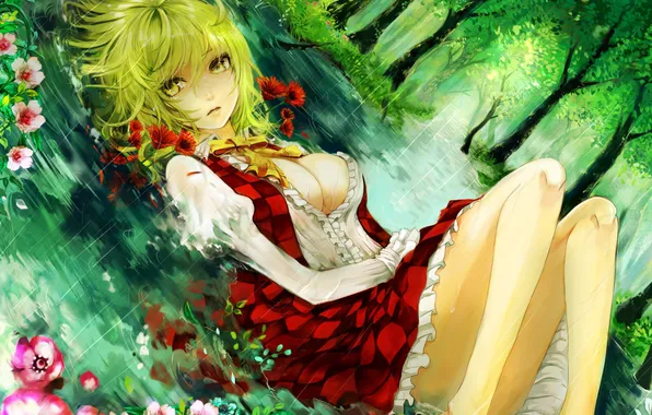 Lies, touhou, kazami yuuka