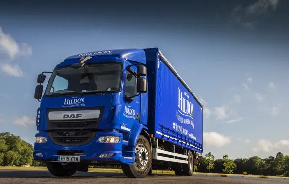 Truck, bottom view, DAF