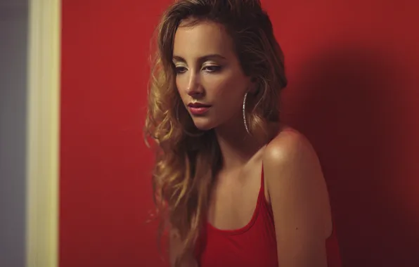 Girl, face, background, hair, tan, lips