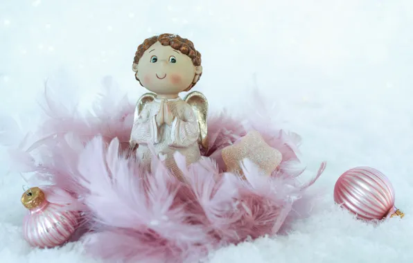 Christmas, New year, figure, Christmas decorations, doll, angel