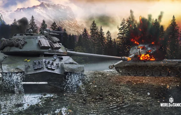 Picture tank, World of Tanks, mode, Steel Hunter