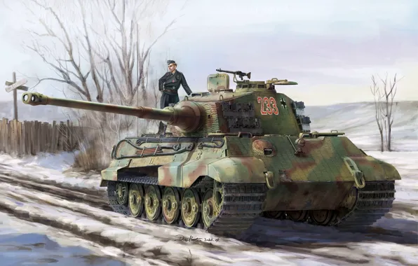 Germany, Heavy tank, The Wehrmacht, Tiger II, Tanker
