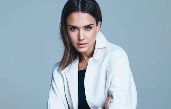 Background, model, Jessica Alba, portrait, makeup, actress, brunette, hairstyle