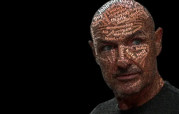 Picture Lost, Terry O'Quinn, Typography, John Locke