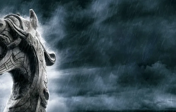 Language, rain, dragon, fangs, vikings, drakar
