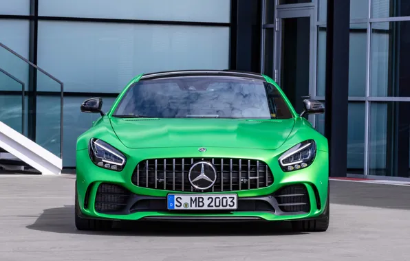 Mercedes-Benz, front view, AMG, GT R, 2019