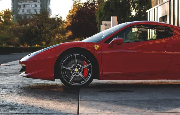 Picture Ferrari, 458, Front, Spyder