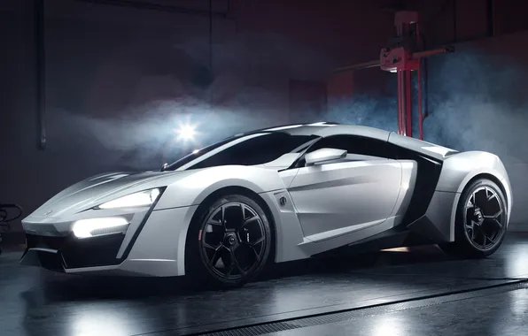 Picture supercar, side view, Lykan, Hypersport