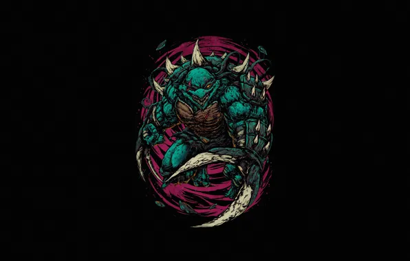 Minimalism, Style, Background, Teenage mutant ninja turtles, Art, Art, Style, TMNT