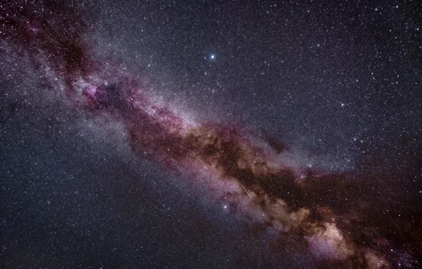 Space, stars, the milky way