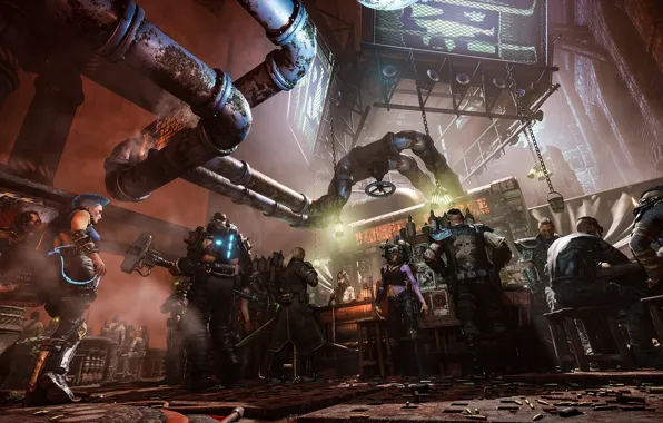 Pipe, the game, smoke, bar, soldiers, warhammer, sleeve, shooter