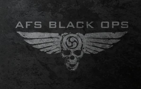 Skull, wings, sake, black ops