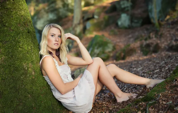 Picture girl, background, Julia