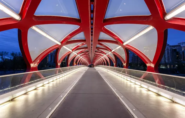 Picture Canada, Calgary, the bridge of peace