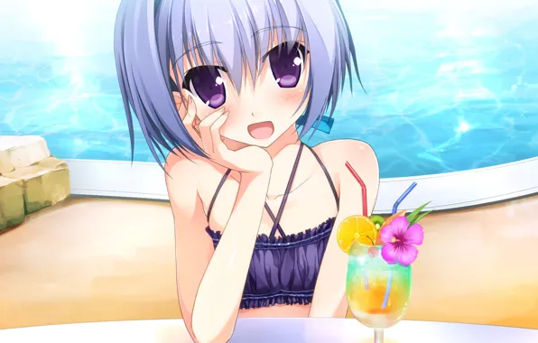 Look, Cocktail, Girl, Berrys