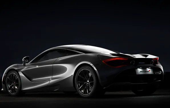 Auto, Night, Machine, Grey, Transport & Vehicles, McLaren 720s, by Damian Bilinski, Damian Bilinski