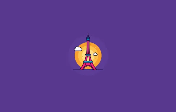 Picture France, Paris, Eiffel tower