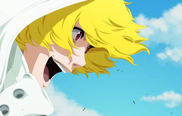 Smile, the wind, laughter, hood, guy, Bleach, Bleach, blonde