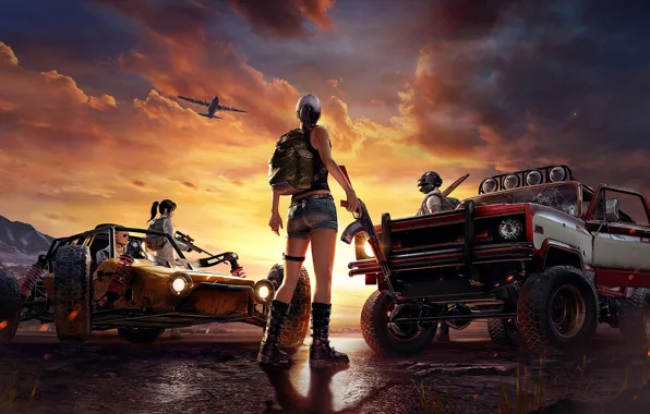 The plane, Jeep, Games, Art, Auto, Guns, Buggy, Games Art