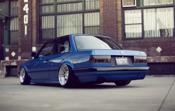 BMW, E30, Clean, Stance, Low, BellyScrapers