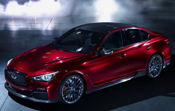 Concept, red, infiniti, q50