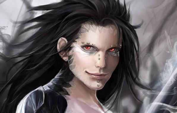 Look, anime, art, guy, Fairy Tail, gajeel redfox, Fairy tail