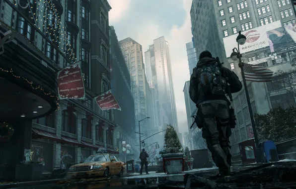 Picture the city, soldiers, USA, new York, The Division