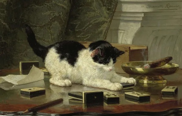 Cats, romanticism, Henriëtte Ronner-Knip