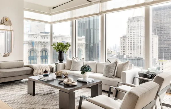 Wallpaper design, style, room, interior, megapolis, living room, by Amy ...
