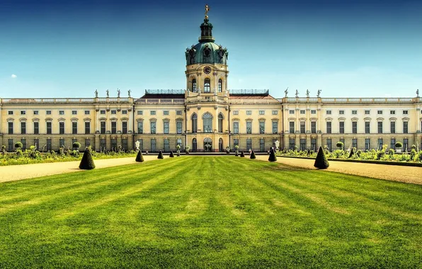 Park, Germany, large, the dome, Germany, palace, Charlottenburg Palace