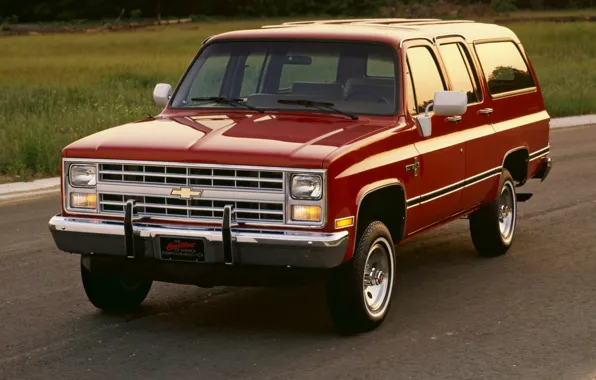 Chevrolet, 1982, Suburban, Chevrolet.the front, Scottsdale