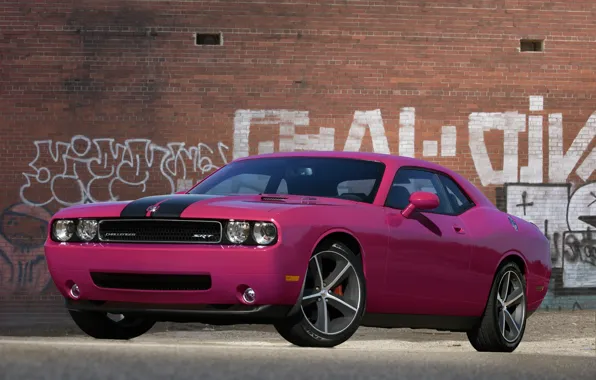 Picture Pink, Dodge, SRT8, Challenger