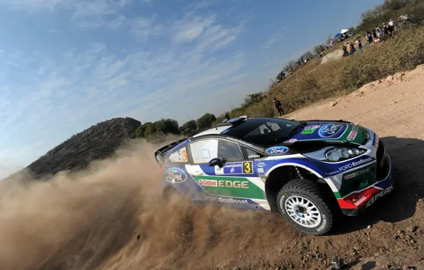 Picture dust, Mexico, ford, rally, rally, wrc, fiesta, JM Latvala