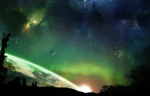 Space, the universe, planet