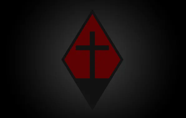 Red, Cross, Emblem, Rhombus