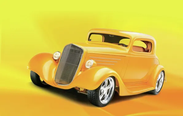 Picture car, car, classic, Coupe, Chevy, classic, 1935