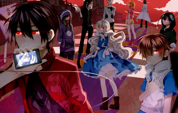 Anime, art, Kagerou Project, The project "hot Fog", Project a Sultry mist