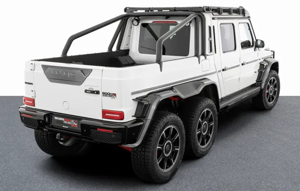 Picture Mercedes, Brabus, side view, rear view, Gaelic, BRABUS, Mercedes-Benz G-Class, 2023