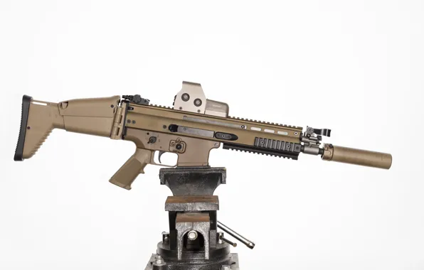 Weapons, machine, rifle, assault, FN SCAR-H