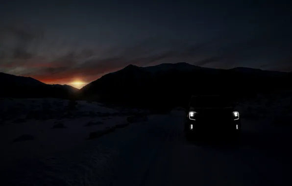 Picture sunset, GMC, SUV, Denali, Yukon, 2020