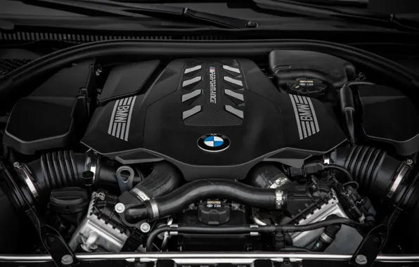 Picture engine, black, coupe, BMW, Gran Coupe, 2020, 8-Series, 2019