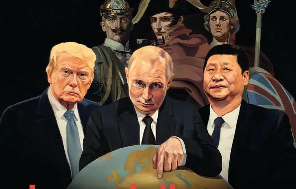 China, USA, Russia, Art, Vladimir Putin, Donald Trump, Xi Jinping, Imperialism