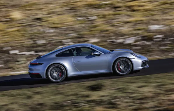 Coupe, speed, 911, Porsche, Carrera 4S, 992, 2019