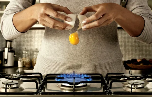 Picture MOVEMENT, PLATE, BROKEN, HANDS, GAS, EGG, The YOLK