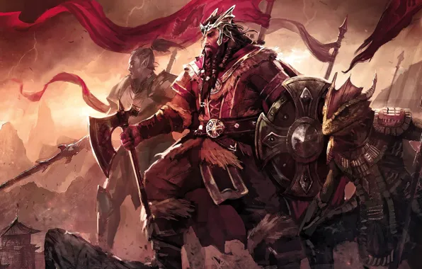 Game, weapon, war, man, elf, The Elder Scrolls, warrior, The Elder Scrolls Online