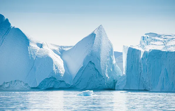 Picture ice, texture, water, background, iceberg, greenland, ilulissat, icefjord