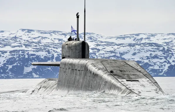 Underwater, cruiser, atomic, Karelia