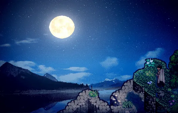 Picture the game, moon, game, indie, river, the, indie, johny