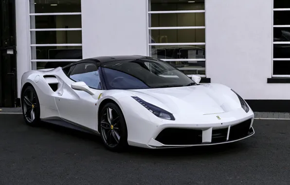 Ferrari, GTB, White, 2015, 488